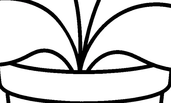 花・植物のぬりえ(高齢者向け)無料プリントの5枚目の一部を拡大した図