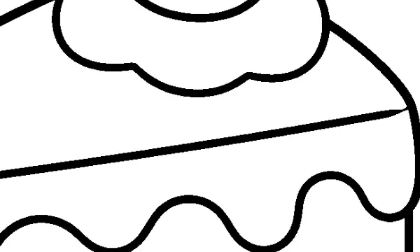 食べ物のぬりえ こども向け（15枚）の3枚目の一部を拡大した図