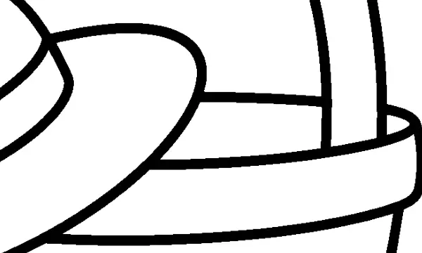 昔のくらし（回想法）のぬりえ 高齢者向け（15枚）の2枚目の一部を拡大した図